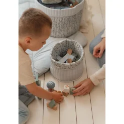 Little Dutch Forest Friends Blue Byggeklodser Træ