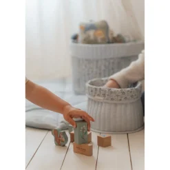 Little Dutch Forest Friends Blue Byggeklodser Træ