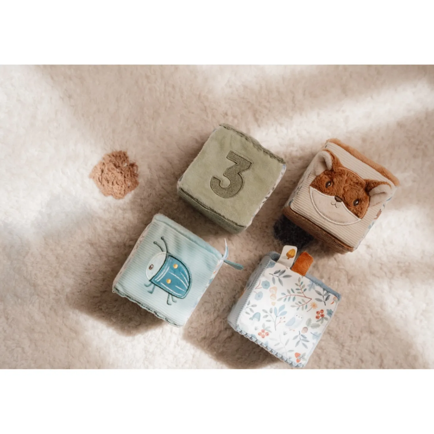 Little Dutch Forest Friends Blue Aktivitetsterninger 4-Pak