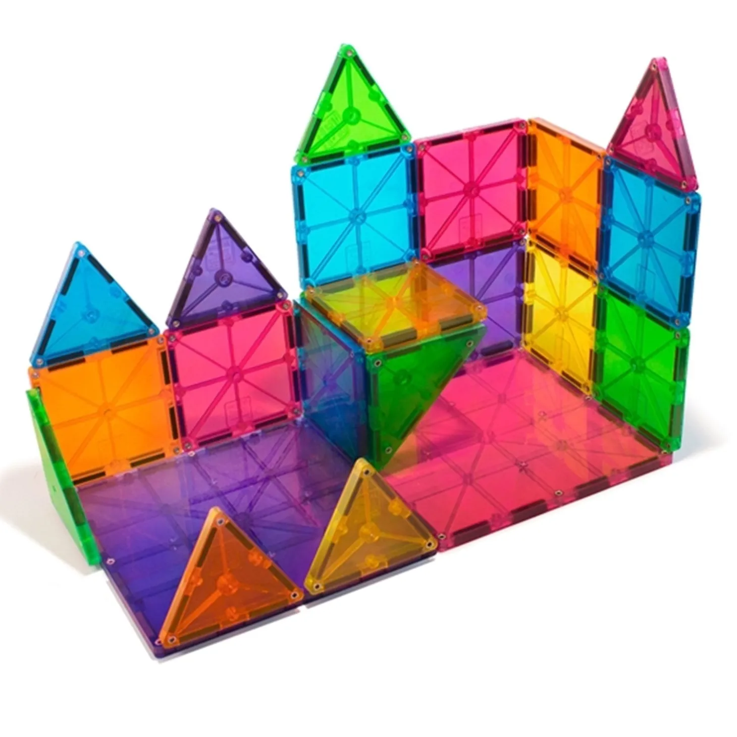 Magna-Tiles® Clear Colors - Magnetsæt 32 Dele