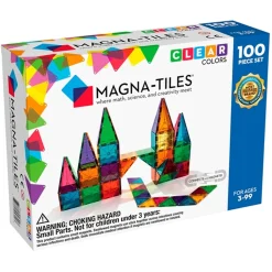 Magna-Tiles® Clear Colors - Magnetsæt 100 Dele