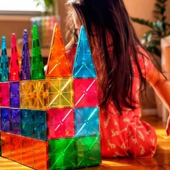 Magna-Tiles® Clear Colors - Magnetsæt 100 Dele