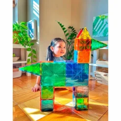 Magna-Tiles® Clear Colors - Magnetsæt 100 Dele