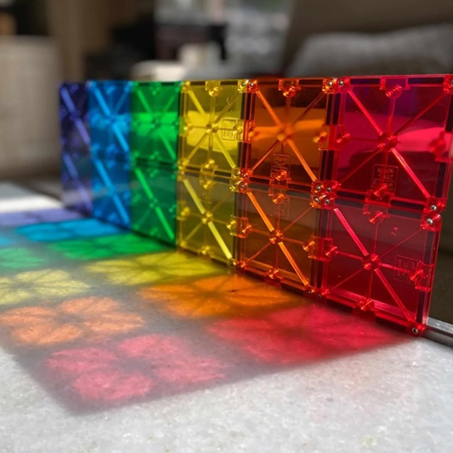 Magna-Tiles® Clear Colors - Magnetsæt 100 Dele