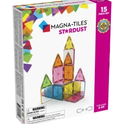 Magna-Tiles® Stardust - Magnetsæt 15 Dele