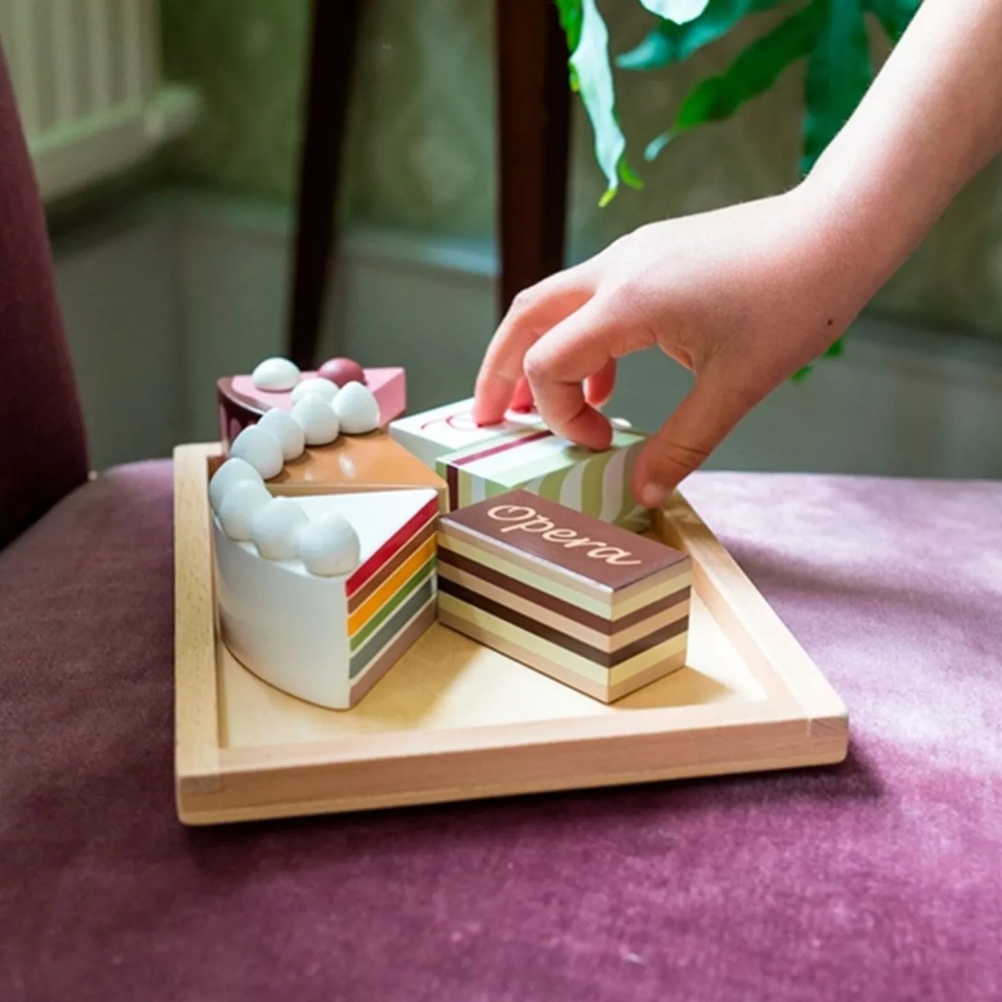 MaMaMeMo Lagkagestykker på Fad