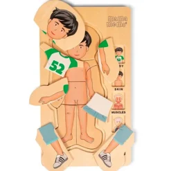 MaMaMeMo Min Krop Puslespil - Dreng