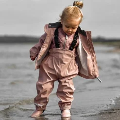 Mikk-Line Regntøj Jakke Og Bukser Adobe Rose