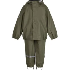 Mikk-Line Regntøj Jakke Og Bukser Dusty Olive