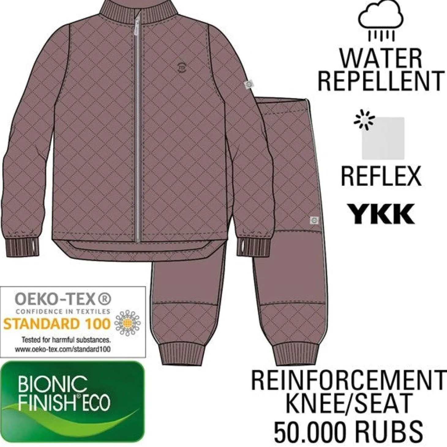 Mikk-Line Termosæt Basis Twilight Mauve