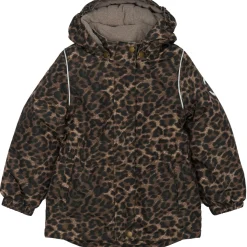 Mikk-Line Vinterjakke "waist AOP" - Leopard