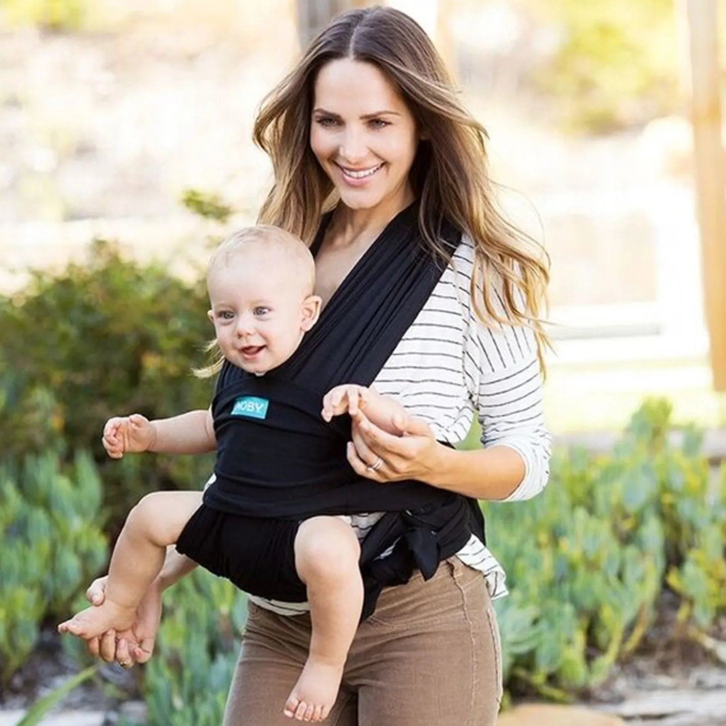 Moby Fit Wrap - Strækvikle/Bæresele Black