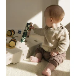 MODU Baby Motoriksæt Sand Grey / Honey Yellow