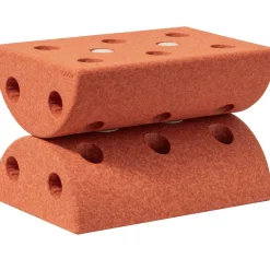 MODU Børneskammel Burnt Orange / Dusty Green