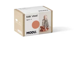 MODU Børneskammel Burnt Orange / Dusty Green