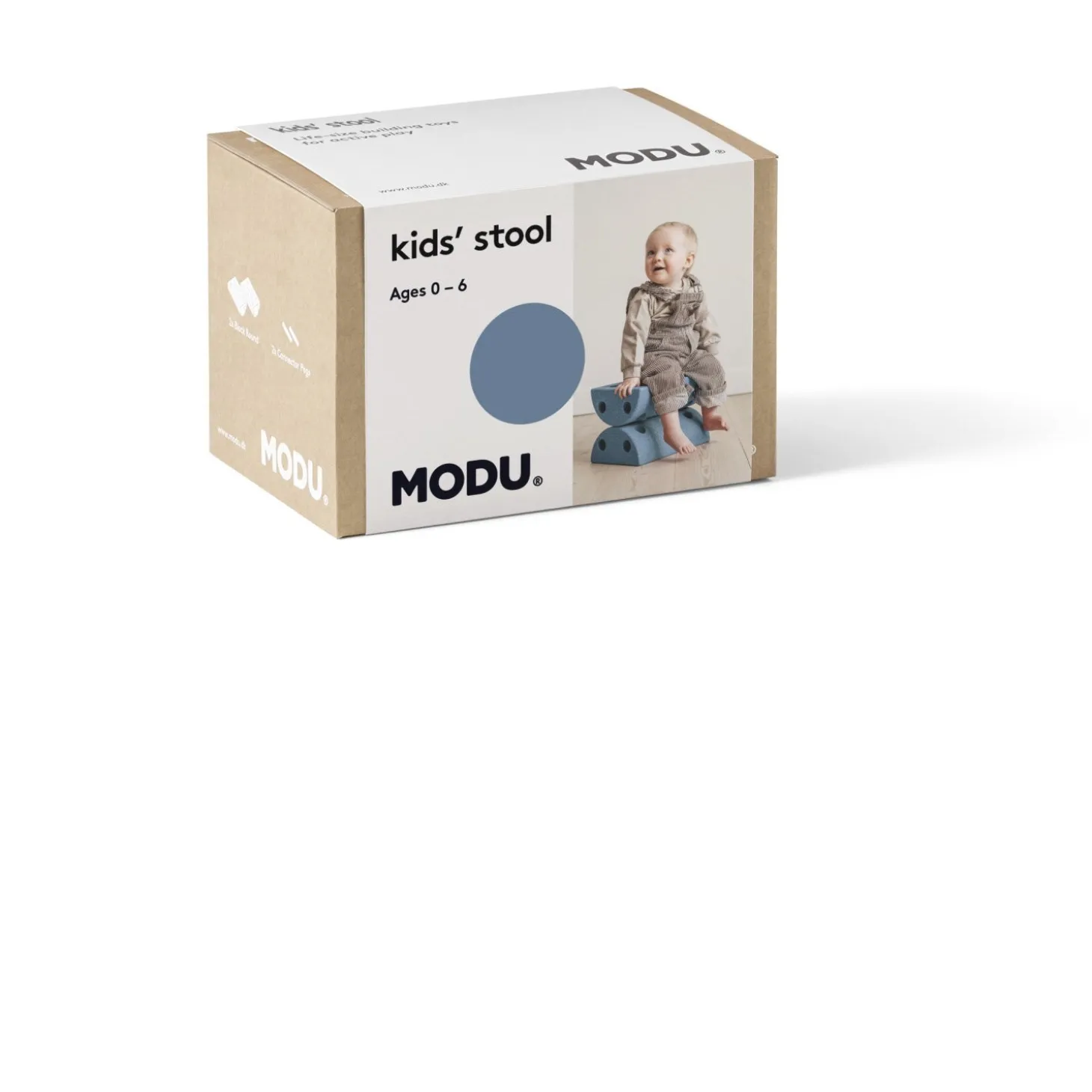 MODU Børneskammel Deep Blue / Sky Blue