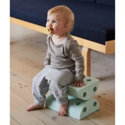 MODU Børneskammel Ocean Mint / Forest Green