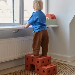 MODU 3-i-1 Baby Walker Burnt Orange/Dusty Green