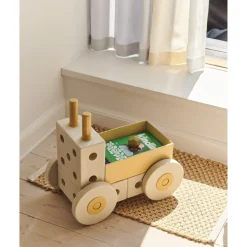 MODU 3-i-1 Baby Walker Sand Grey / Honey Yellow