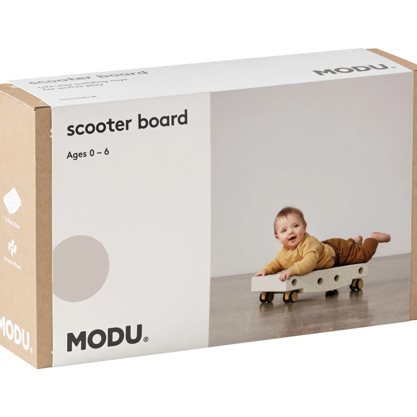 MODU Rullebræt Sand Grey/Honey Yellow