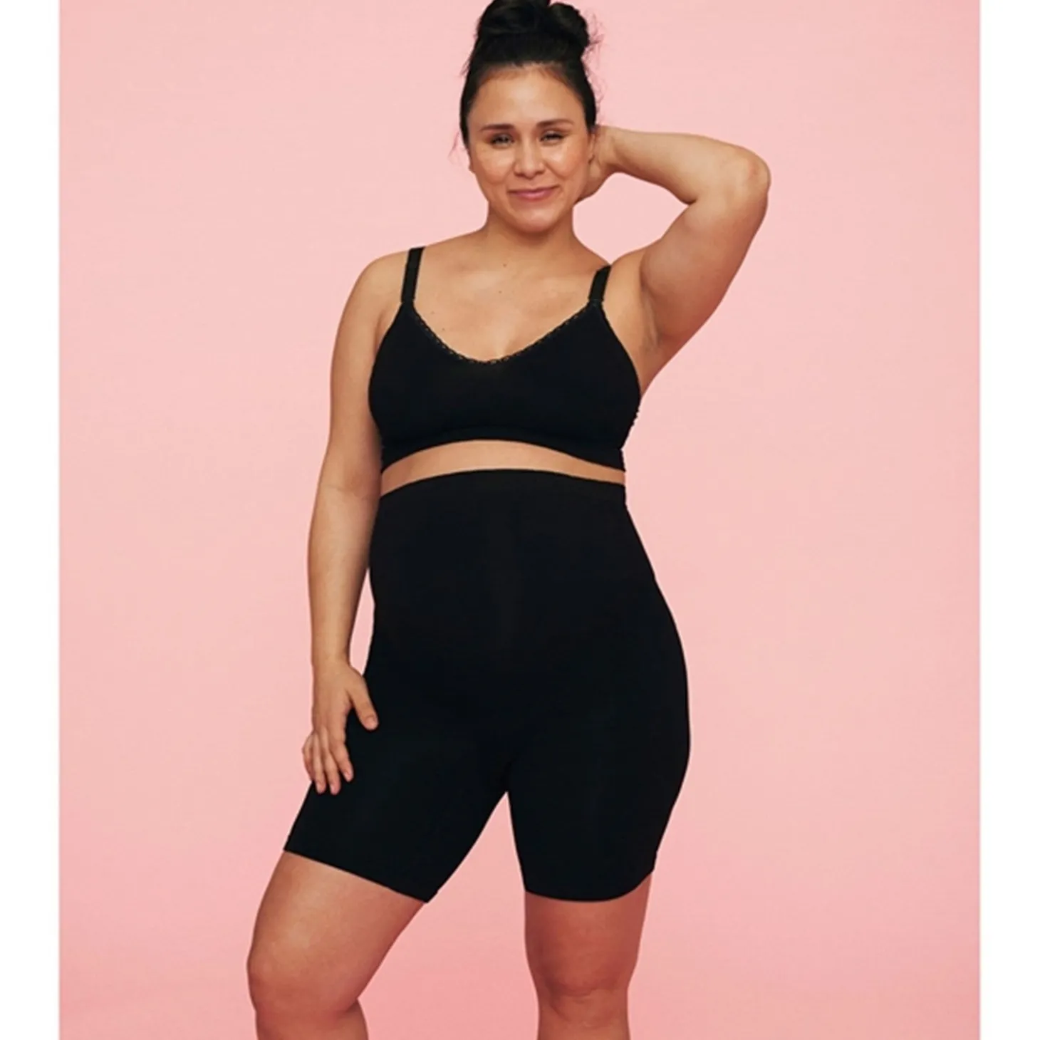 momkind Belly Support Shorts Black