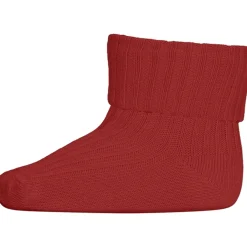 MP Danmark 533 Bomuld Rib Baby Strømper 1315 Tomato
