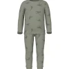 Name It Agave Green Pyjamas Agave Green Dino Rib Noos