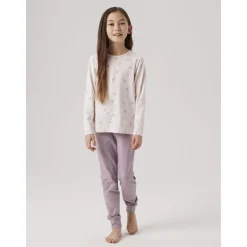 Name It Barely Pink Pyjamas Barely Pink Bow Noos