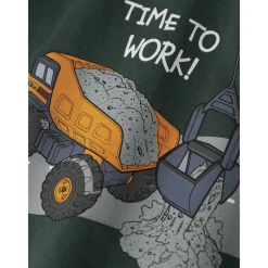 Name It Bistro Green Nmmofek Tonka Ls Nreg Top Cplg