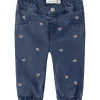 Name It Dark Blue Denim Hearts Emb Nmfrose Shaped R Emb Jeans 5321-Yb