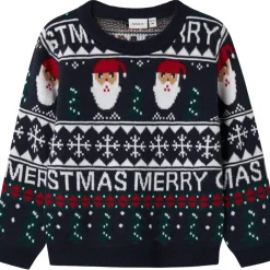 Name It Dark Sapphire Nmnrastokka Ls Knit