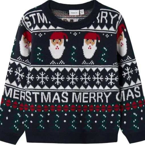 Name It Dark Sapphire Nmnrastokka Ls Knit