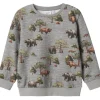 Name It Grey Melange Nmmolin Ls Nreg Sweat Bru Box