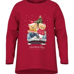 Name It Jester Red Xmas Bunny Nmfvosmas Ls Nreg Top