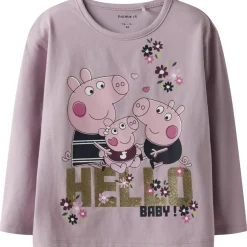 Name It Keepsake Lilac Nmfora Peppa Ls Nreg Top Box Cplg