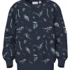 Name It Navy Blazer Dino World Nmmvimo Ls Nreg Aop Sweat Bru
