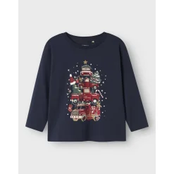 Name It Navy Blazer Nmmrejulli Nreg Ls Top Box