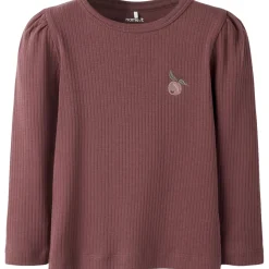 Name It Rose Brown Nmfolika Ls Xsl Top