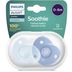 Philips Avent Soothie - 0-6mdr - "Blå"