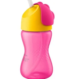 Philips Avent Sugerørskop - Pink/gul dino