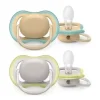 Philips Avent ultra air sutter - 0-6mdr - "Grå/gul"