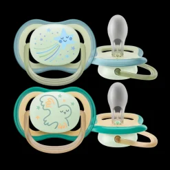 Philips Avent ultra air sutter - 0-6mdr - Night - "Stjerneskud/fugl"