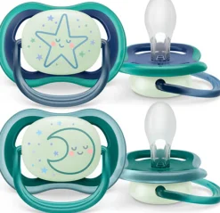 Philips Avent ultra air sutter - 6-18mdr - Night - "Måne/stjerne"
