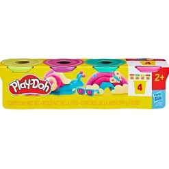Play-Doh 4 Pack 340 g - Vibrant