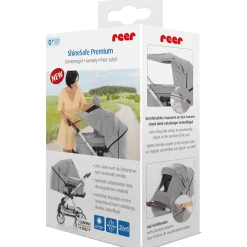 REER Grå ShineSafe - Markise Til Barnevognen