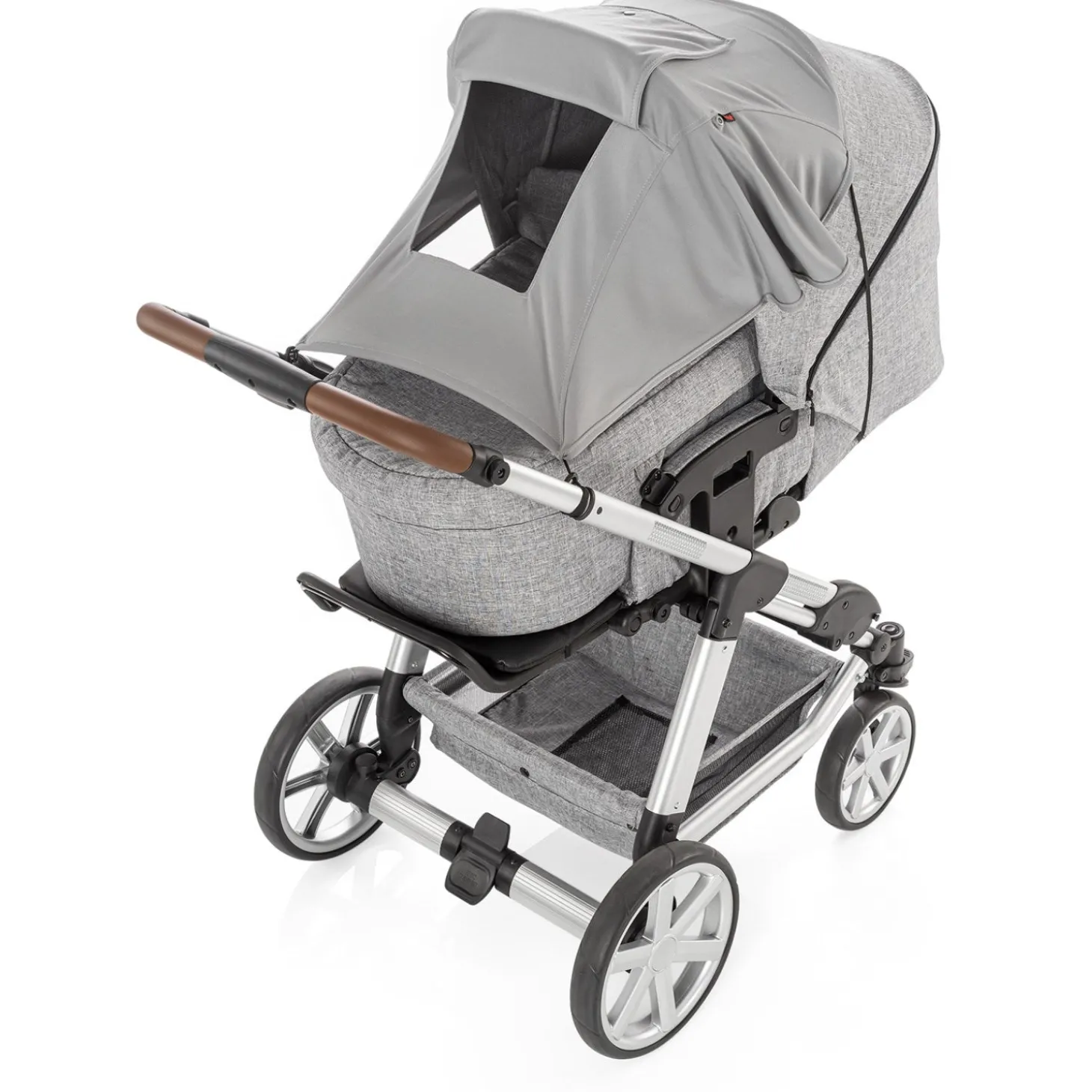 REER Grå ShineSafe - Markise Til Barnevognen