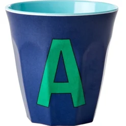 RICE Bluish Colors Melamin Alfabet Kop