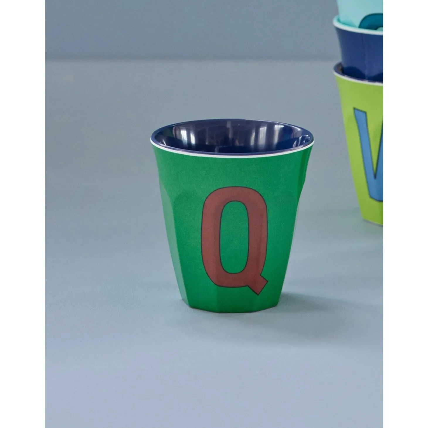 RICE Bluish Colors Melamin Alfabet Kop