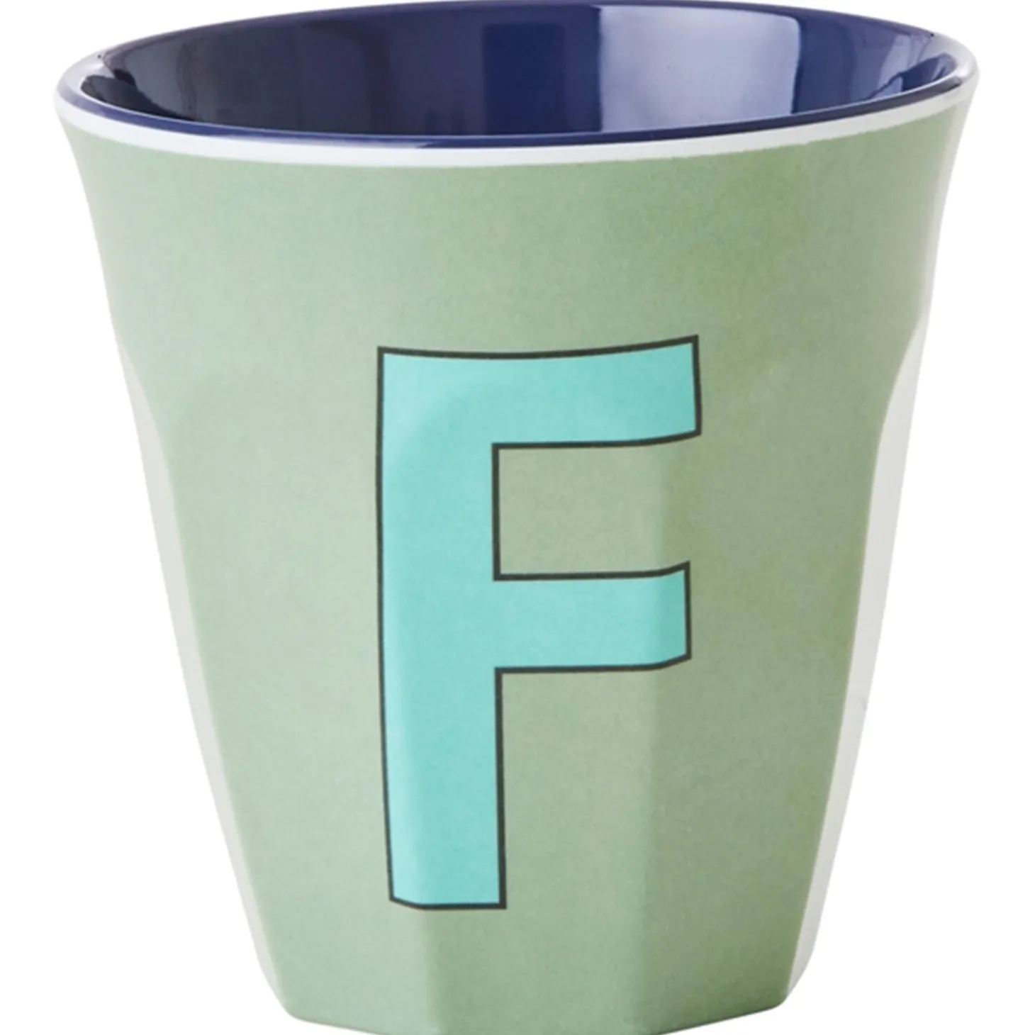 RICE Bluish Colors Melamin Alfabet Kop