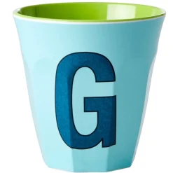 RICE Bluish Colors Melamin Alfabet Kop